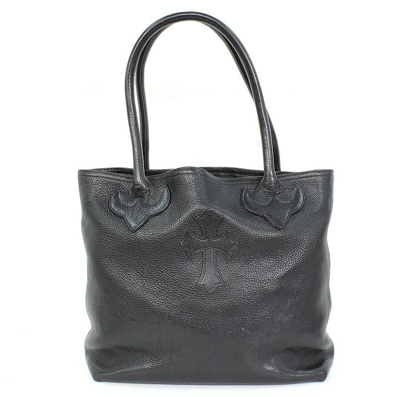クロムハーツ Chrome Hearts FS TOTE/FSトート クロスパッチ付きレザー