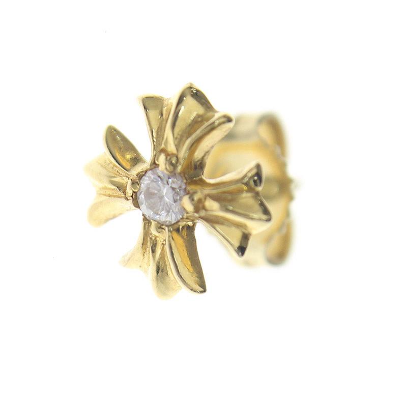 クロムハーツ Chrome Hearts 22K No2 CH PLS DIA/22KCHプラススタッド