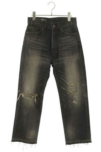 ダブレット doublet SILK DENIM WIDE TAPERED TROUSER デニムパンツ の