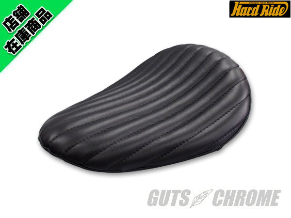 ▽HARD RIDE レザーソロシート タックロール｜ハーレーパーツの通販