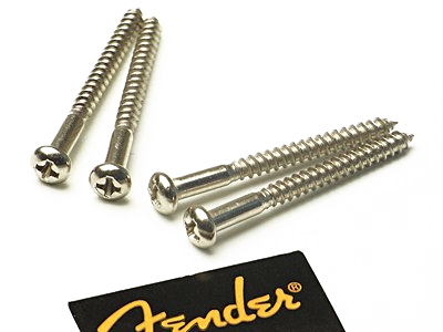 FENDER USA プレベ・ジャズベースピックアップマウントビス 4個セット