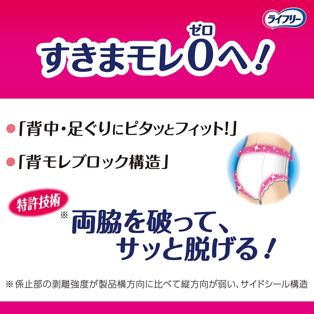 ライフリー 長時間あんしんうす型パンツ L18枚｜ユニ・チャーム