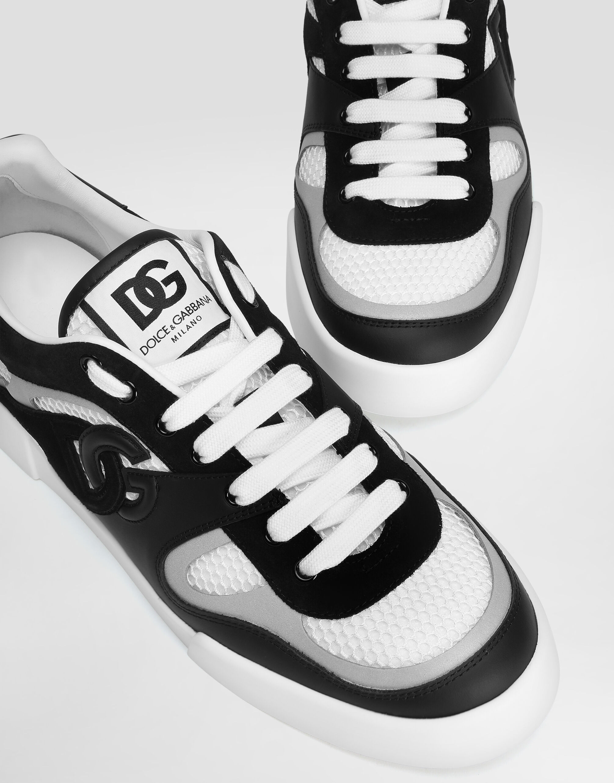 Calfskin Strobel Portofino Light sneakers in Multicolor for Men