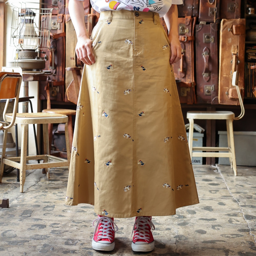 GBL】魔女の宅急便 刺繍スカート さがしもの | どんぐり共和国そらのうえ店