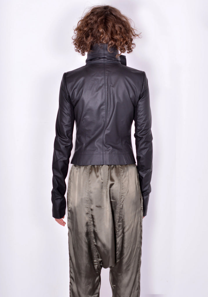 RICK OWENS CLASSIC BIKER JACKET BLACK FW21 | DOSHABURI Online Shop