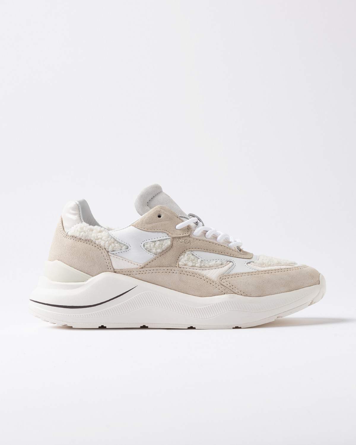D.A.T.E. Sneakers FUGA NATURAL WHITE-BEIGE | Date shoes