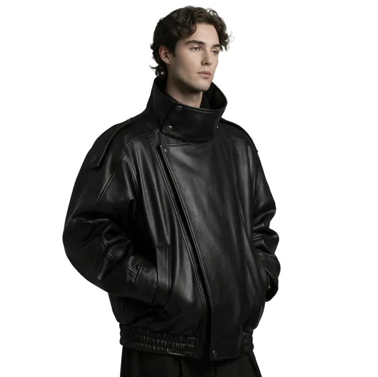 FAUX LEATHER JACKET – Darkmuse