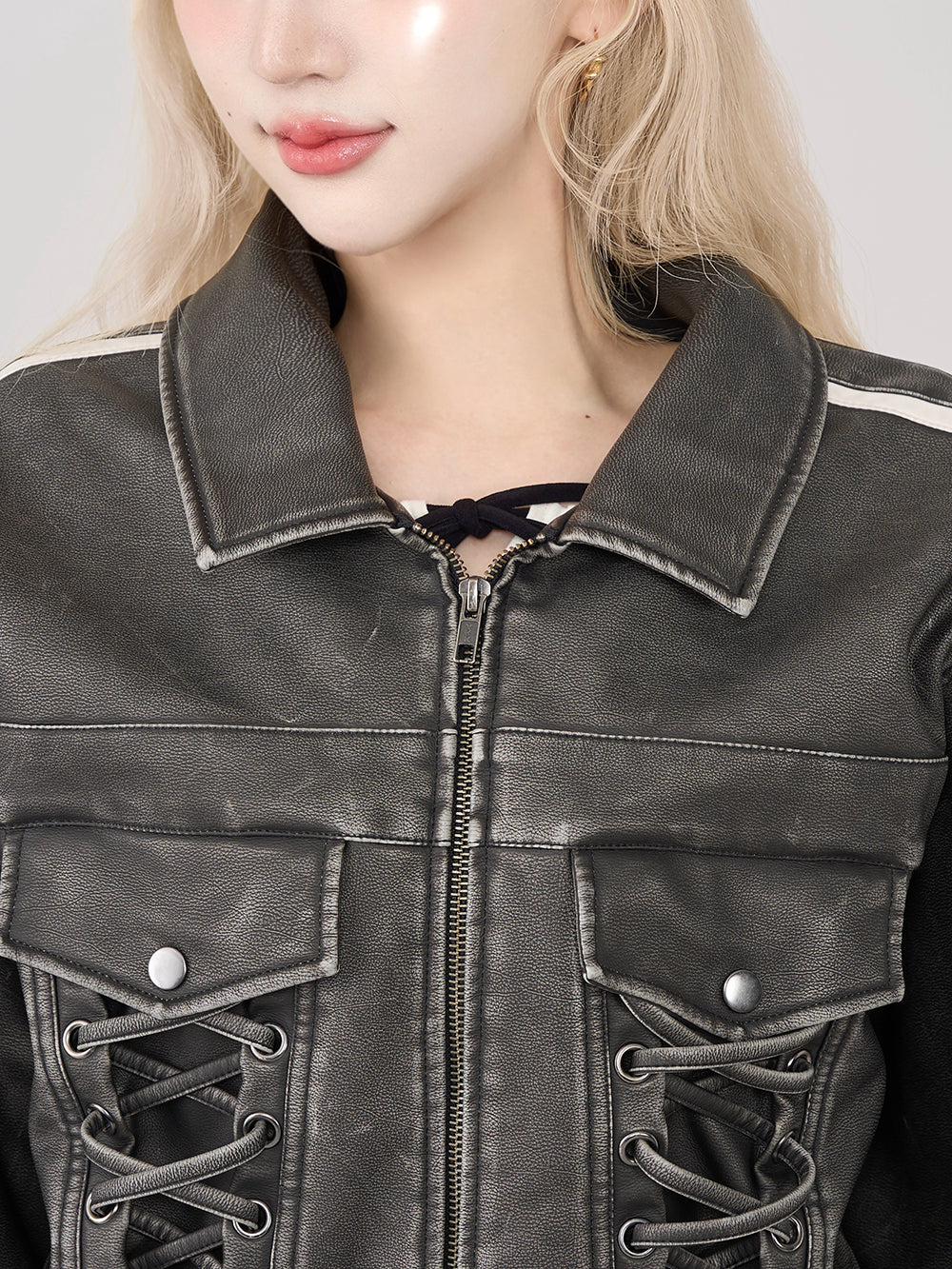 ラインレザーオーバージャケット – Darich (ダーリッチ)