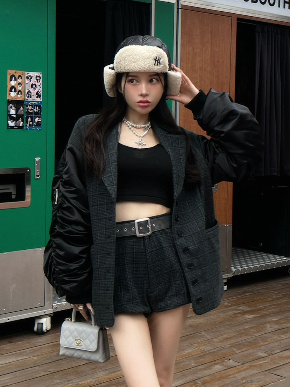 チェックドッキングブルゾン – Darich (ダーリッチ)