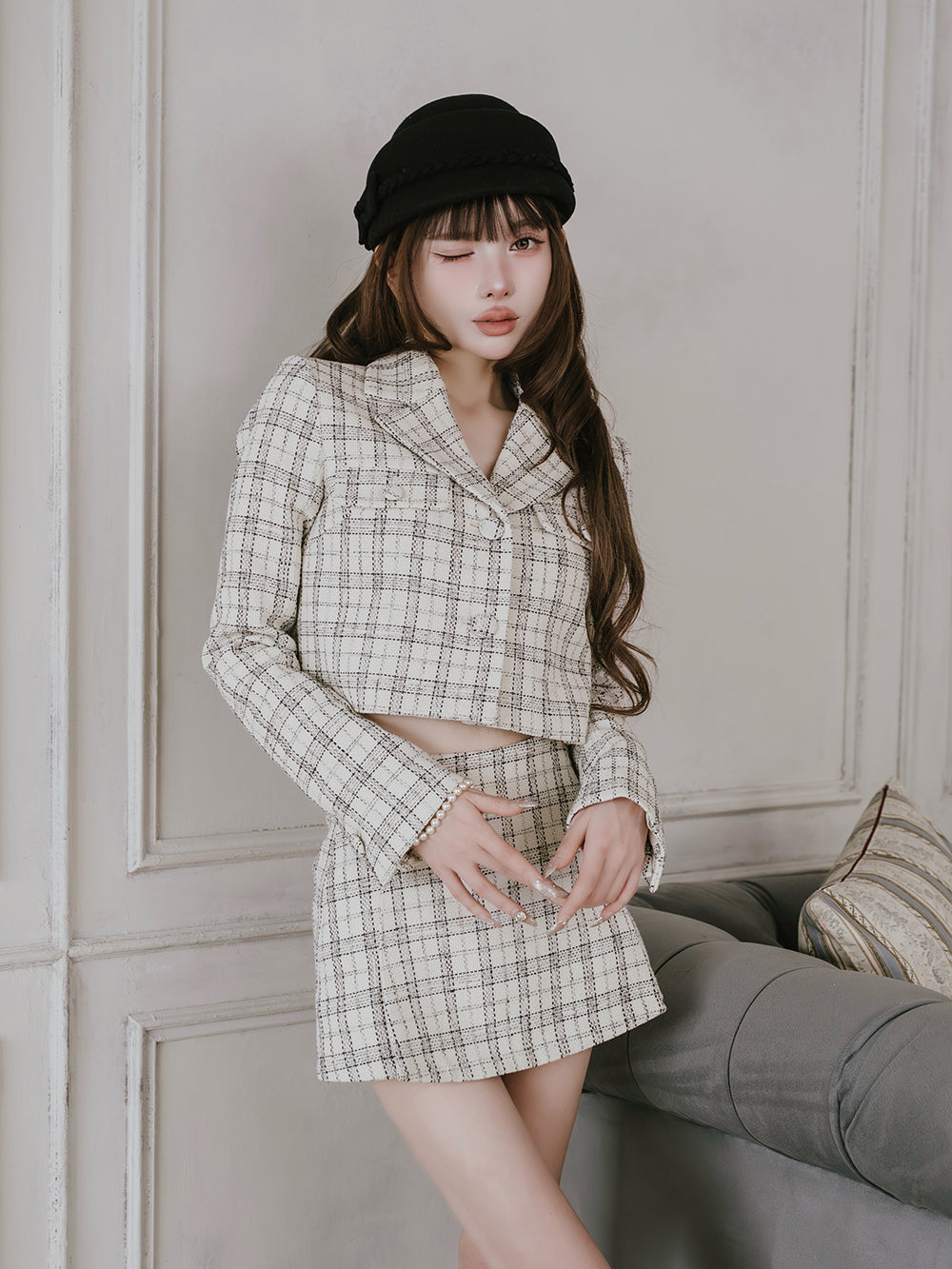 リボンビジューアメスリニットトップス – Darich (ダーリッチ)