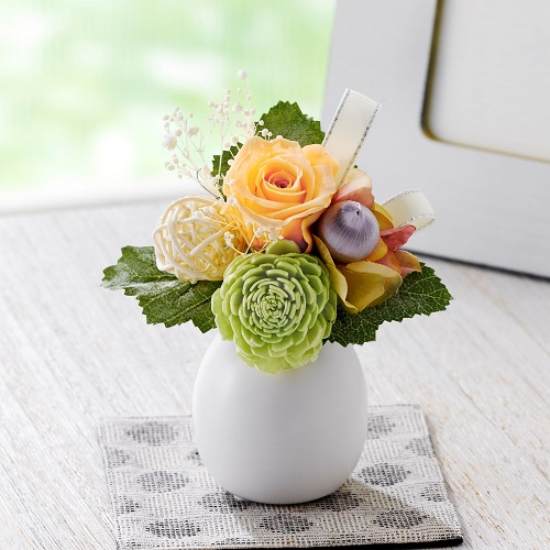 日時指定不可・ご注文後2週間ほどでお届けします】プリザーブド仏花