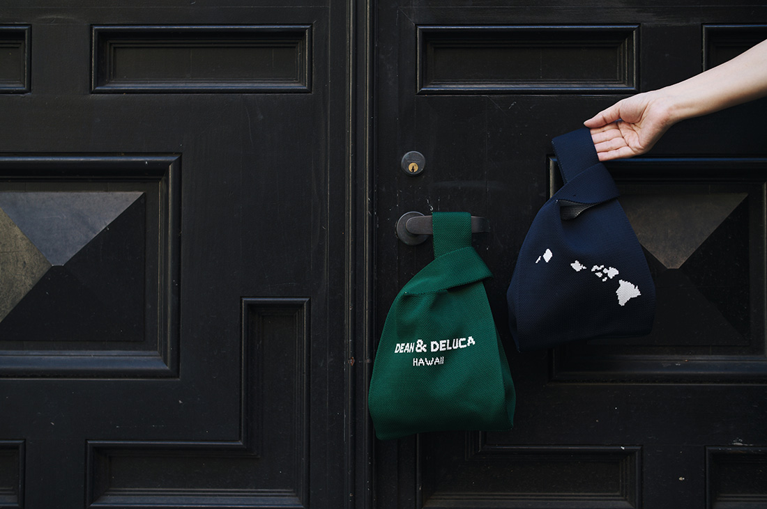 NEW COLOR: KNIT BAG IN HERITAGE GREEN - DEAN & DELUCA HAWAII
