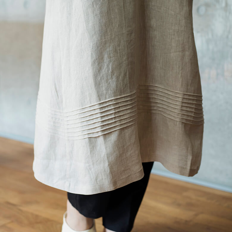 DEAN＆DELUCA×BEAMS COUTURE 割烹着ドレス ブラック | DEAN & DELUCA
