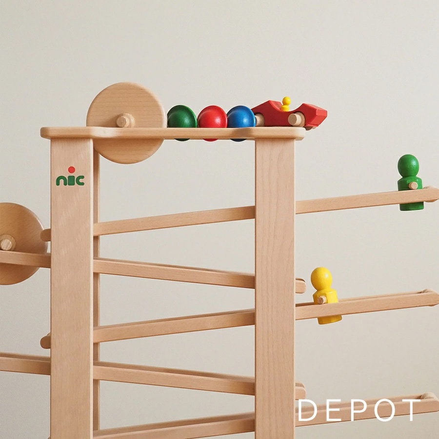 ニック社 ニックスロープ ミディ 高さ65cm nic ビー玉転がし 玉落とし