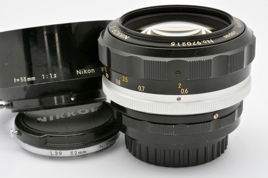 NIKKOR-S Auto 1:1.2 f=55mm No.970215