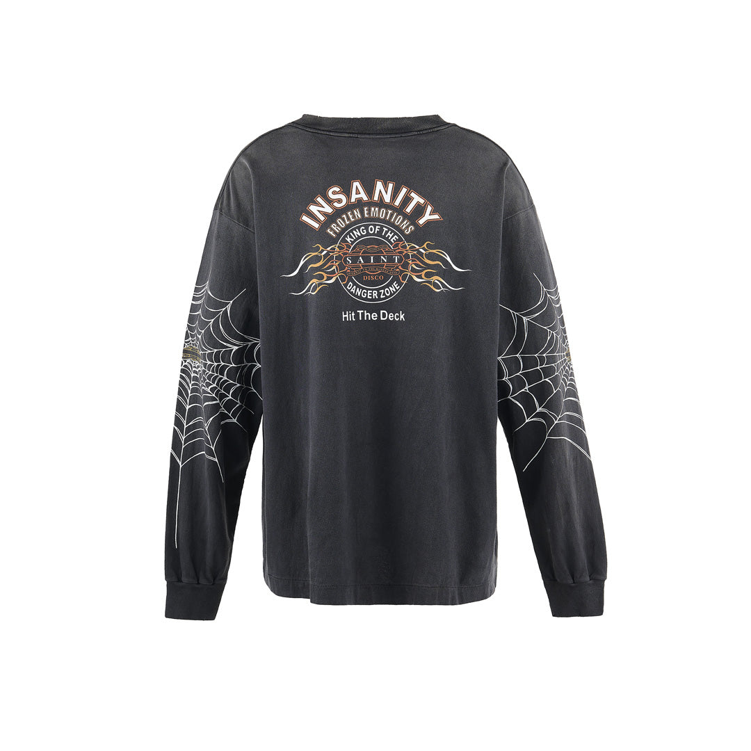 SAINT Mxxxxxx × TEFLON DISCO L/S TEE INSANITY SM-HR8-0000-C41 (SM