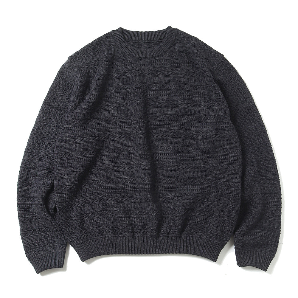 crepuscule(クレプスキュール)Fair Isle Links Knit (2403-005