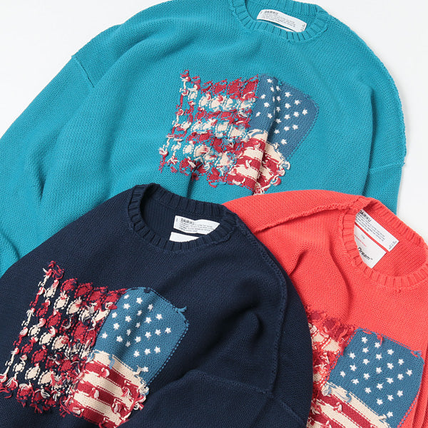 Inside Out America Knit (19AW K-2) | DAIRIKU / トップス (MEN