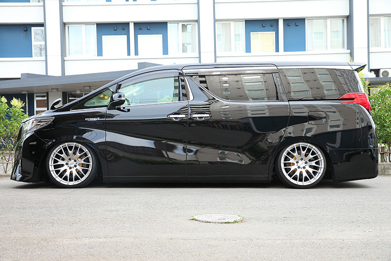 30アルファードの車高を落としきるJ-LINEアーム