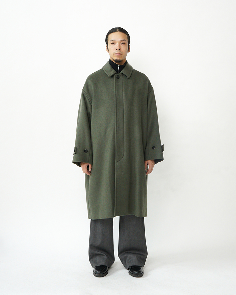 Light Melton Oversized Coat / GREEN | Graphpaper (MEN)(グラフ