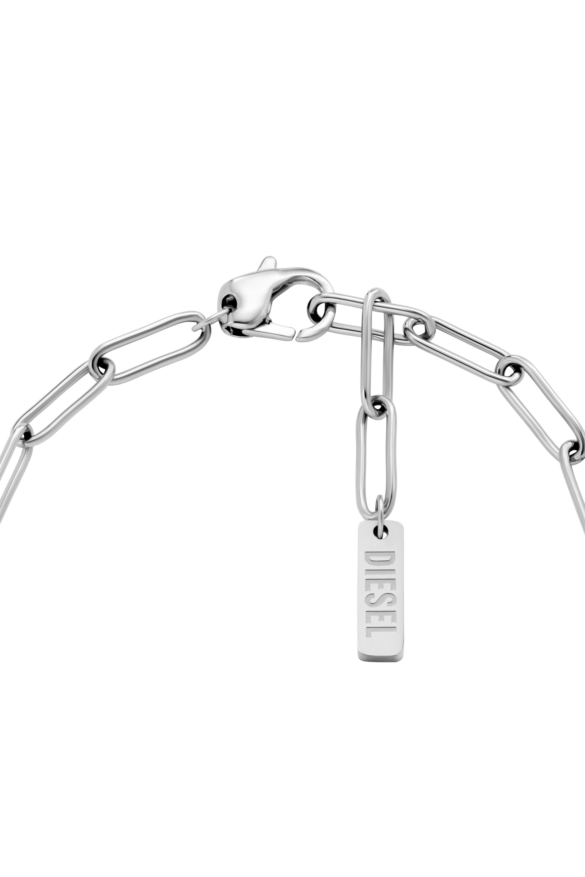 Diesel チェーンブレスレット ツートンステンレススティール DX1453