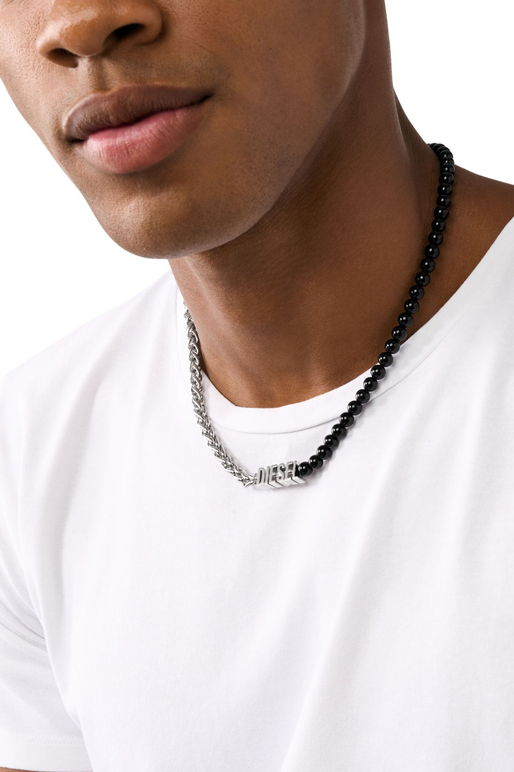 DX1543040 JEWEL ネックレス｜シルバー｜ウィメンズ｜DIESEL