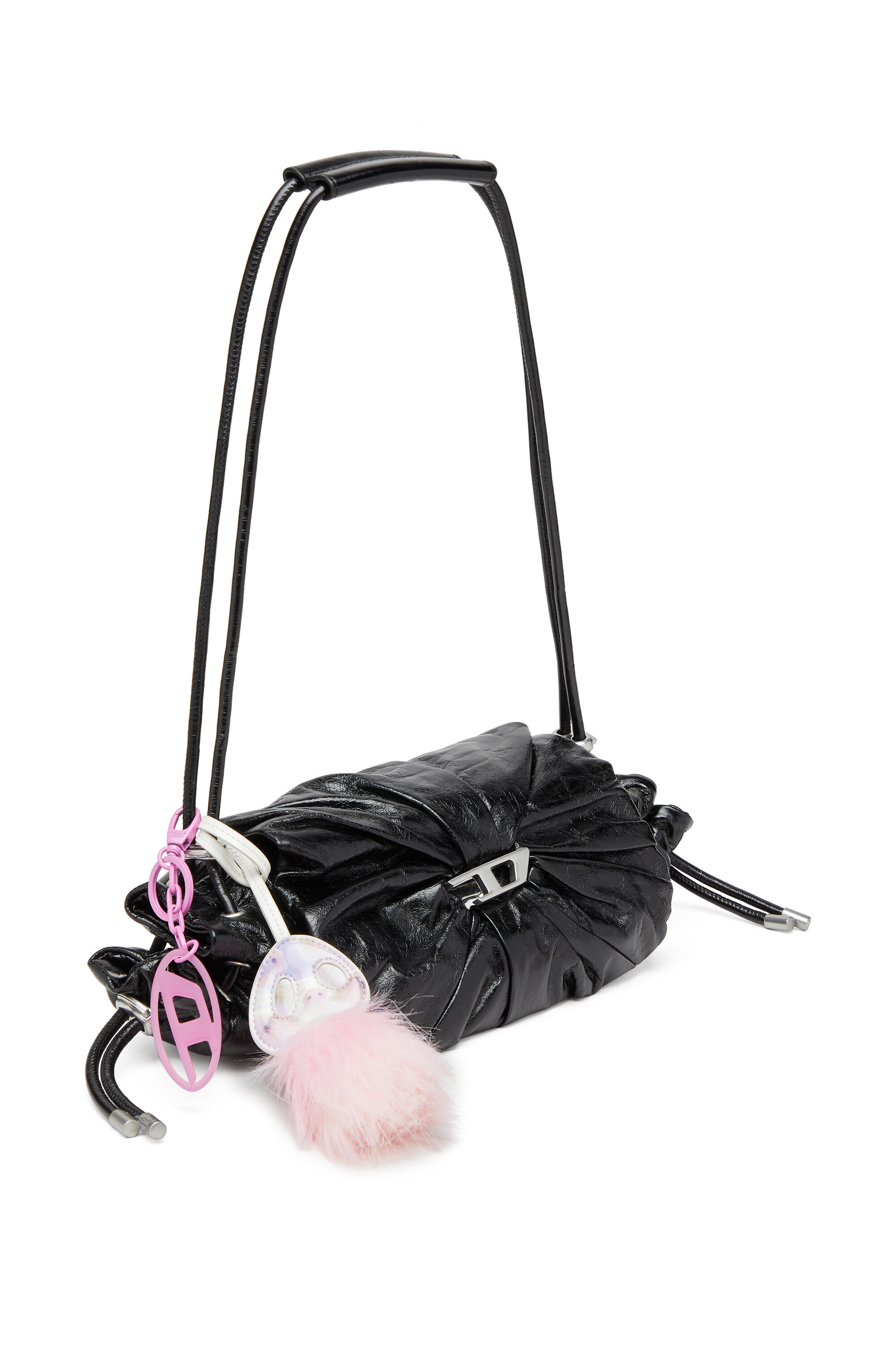 SCRUNCH-D SHOULDER S ショルダーバッグ｜ブラック｜ウィメンズ｜DIESEL