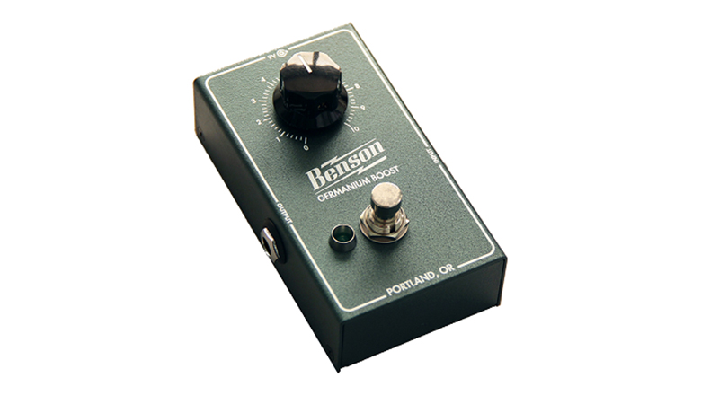 Benson Amps／GERMANUIM BOOST】ゲルマニウム・トランジスターを使用