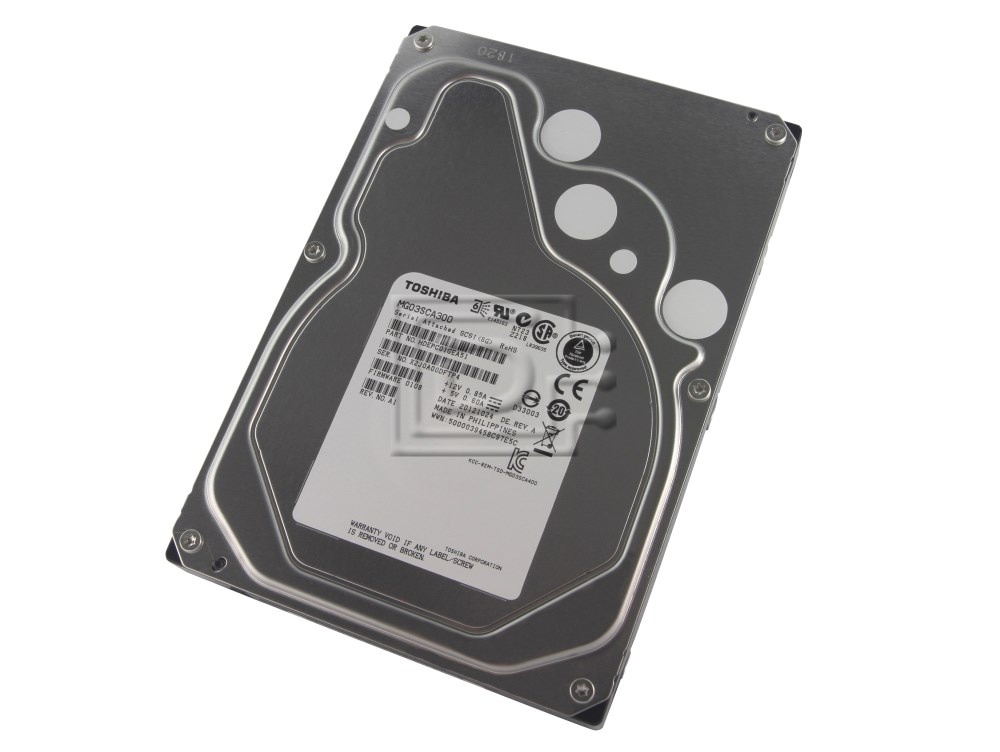 Toshiba MG03SCA300 3TB / 3000GB 7.2K 6.0Gbps 3.5 Serial SCSI / SAS