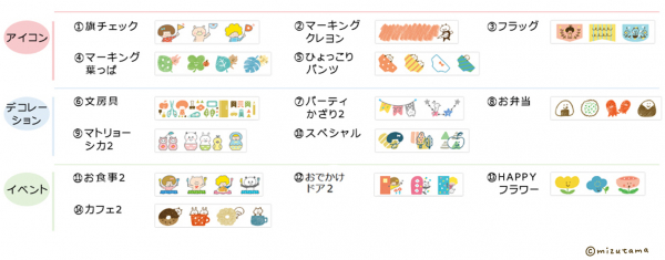 大好評につき第2弾♪ 人気イラストレーターmizutamaさん描き下ろし