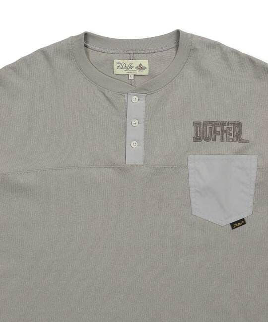 7分袖 ヘンリーネック アーカイブTシャツ ｜The DUFFER of St.GEORGE