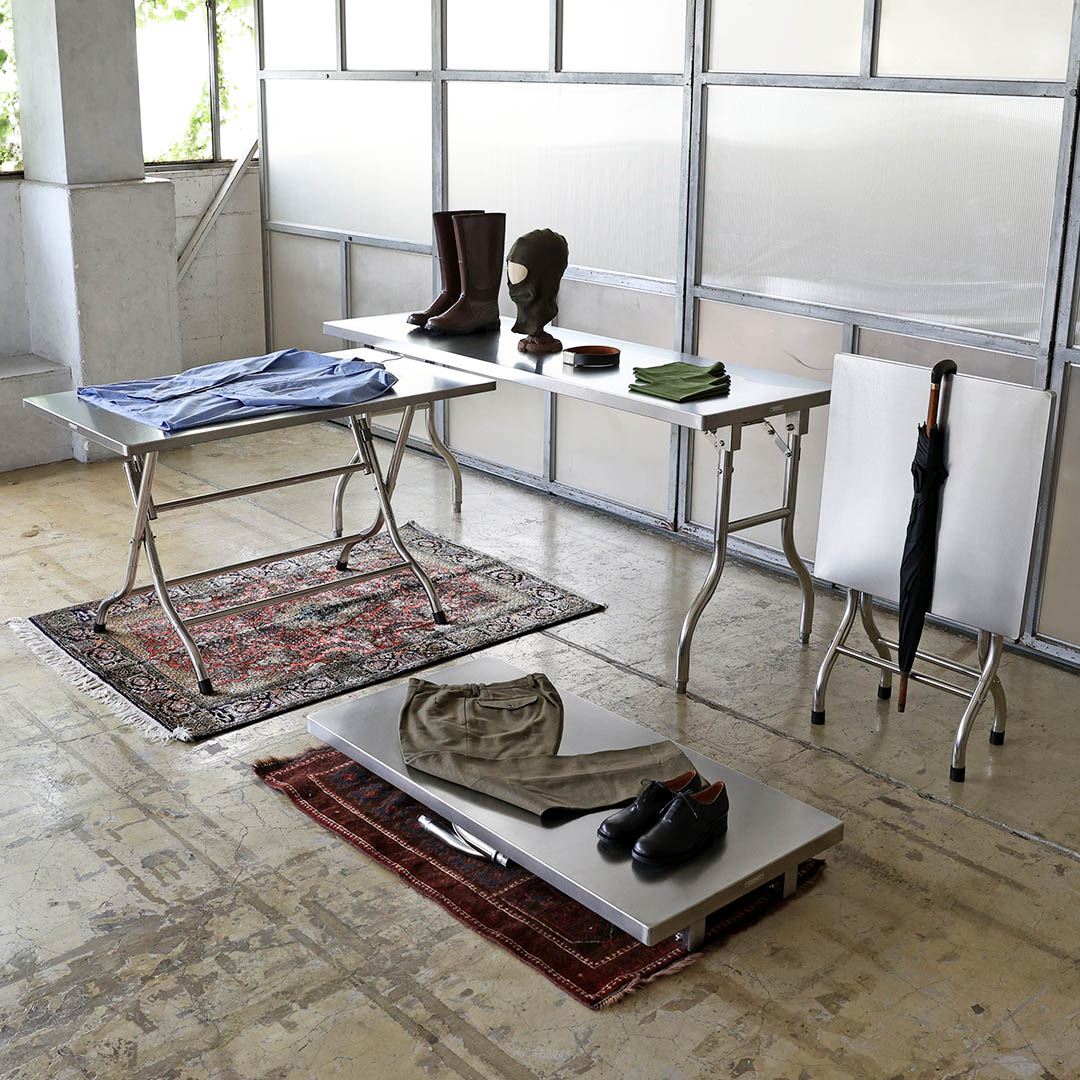 DULTON ONLINE SHOP | STAINLESS WORKING TABLE 1200×600(1200×600): 家具