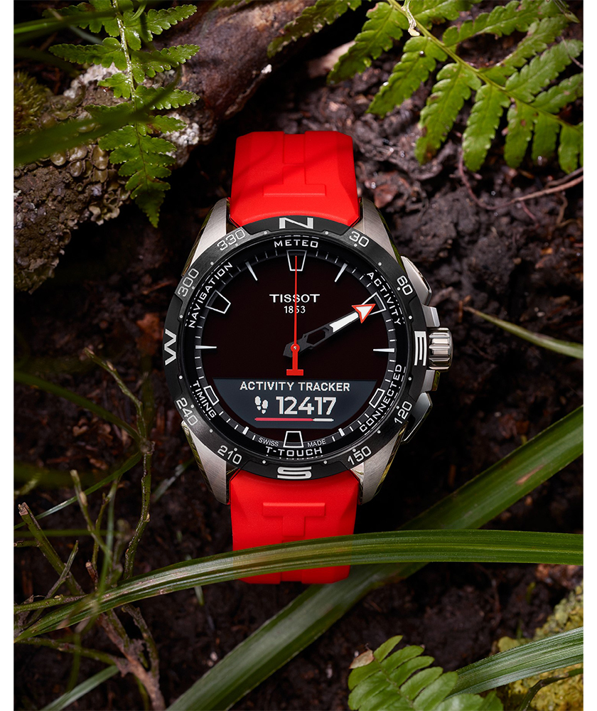 初のスマホ連動が可能に「ティソ T-タッチ コネクト ソーラー」｜雑誌