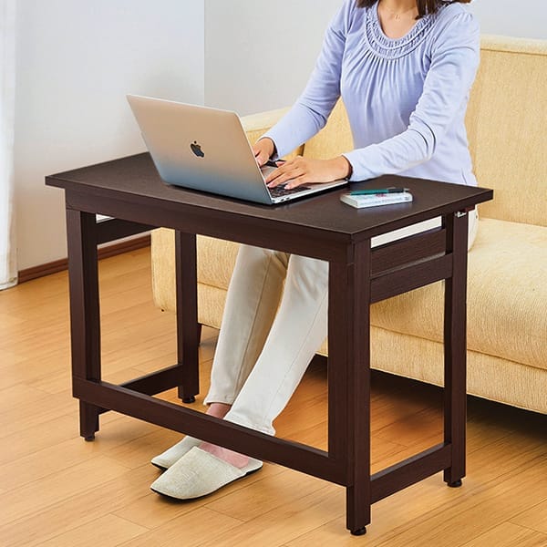 折りたたみ補助テーブル(キャスター付)(高さ55cm): 家具・インテリア