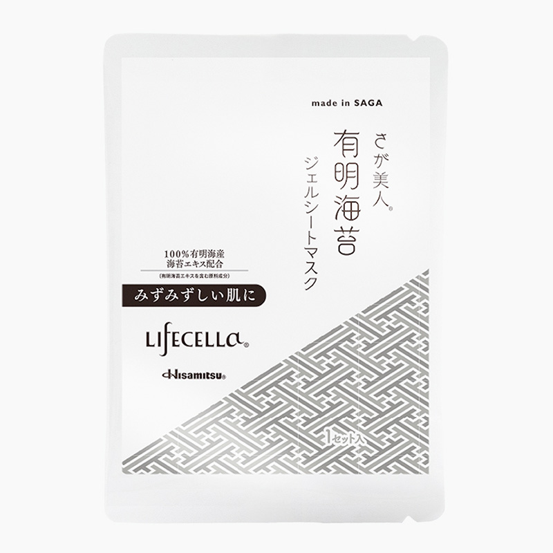 ライフセラ さが美人 有明海苔 ジェルシートマスク 1セット｜久光製薬
