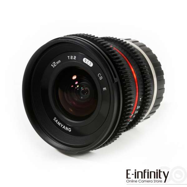 Buy Samyang 12mm T2.2 NCS CS VDSLR Lens for Sony E Mount - E-Infinity