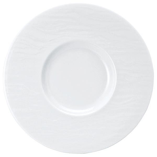 イシメ ワイドリムプレート 27cm 電子レンジ温め 食洗機対応 (51095-5527)
