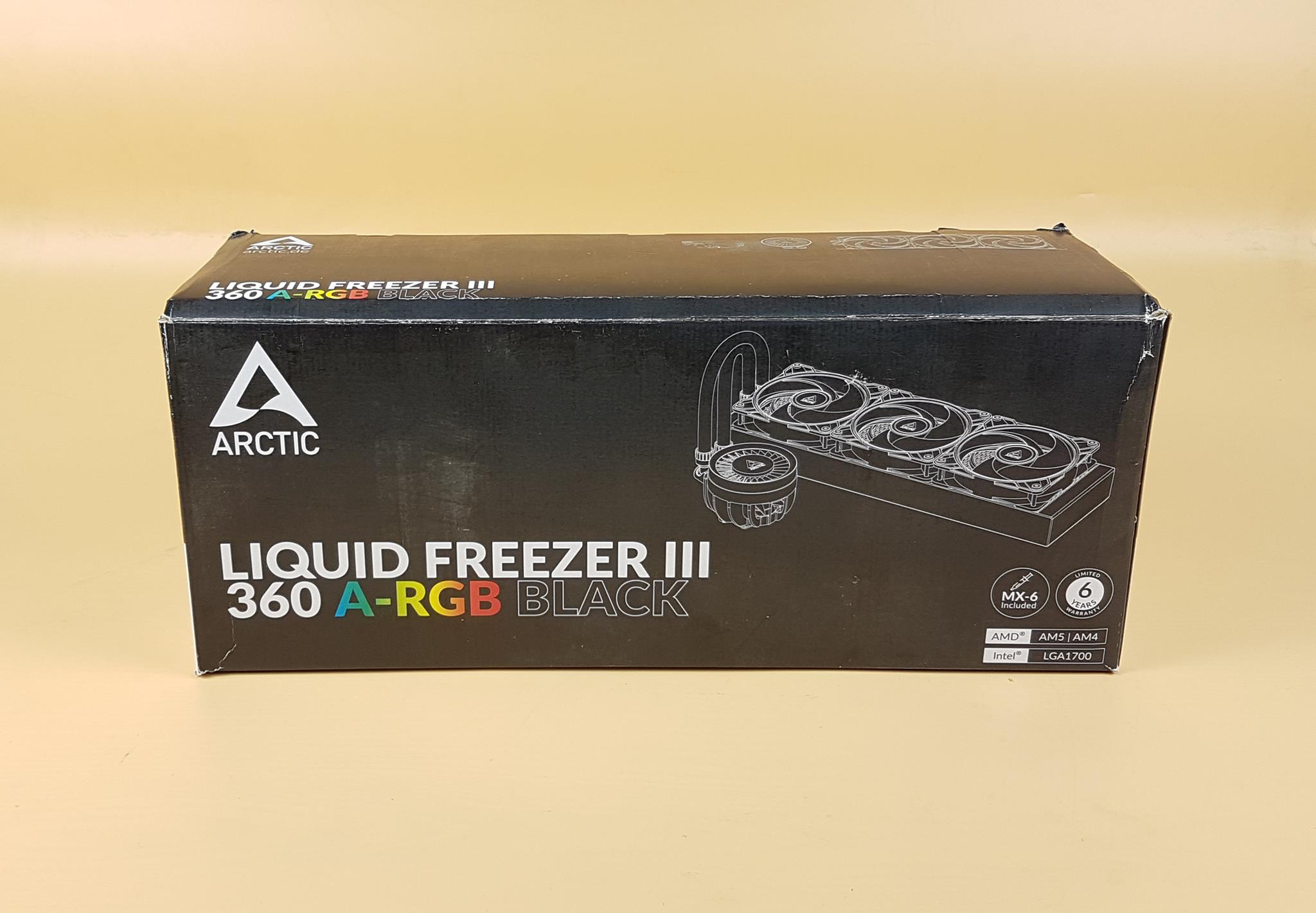 ARCTIC Liquid Freezer III 360 ARGB Black Review - EnosTech.com