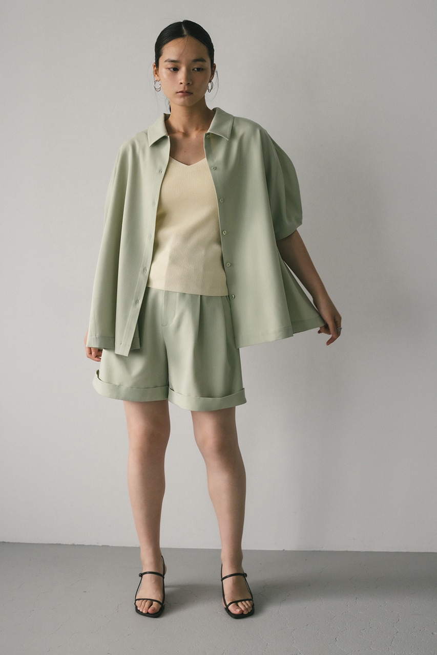 STYLEMIXER | セットアップフレアショートパンツ (ショートパンツ