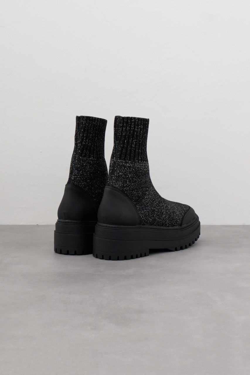 AZUL BY MOUSSY | ラメトラックソールソックスブーツ (ブーツ ) |SHEL