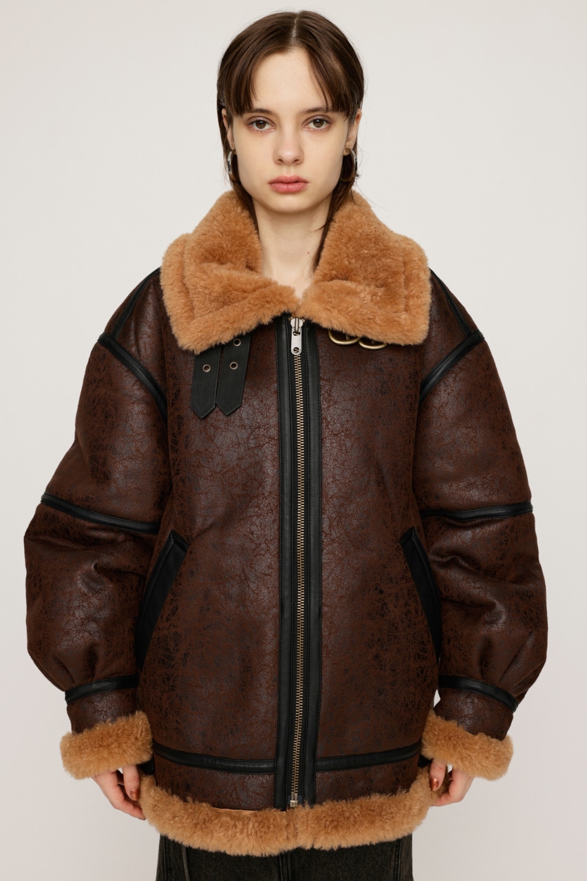 SLY | VINTAGE FAUX SHEARLING ジャケット (ブルゾン ) |SHEL'TTER