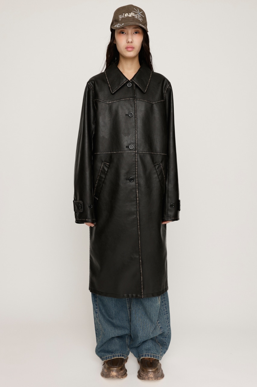 SLY | LONG F／LEATHER ジャケット (コート ) |SHEL'TTER WEBSTORE