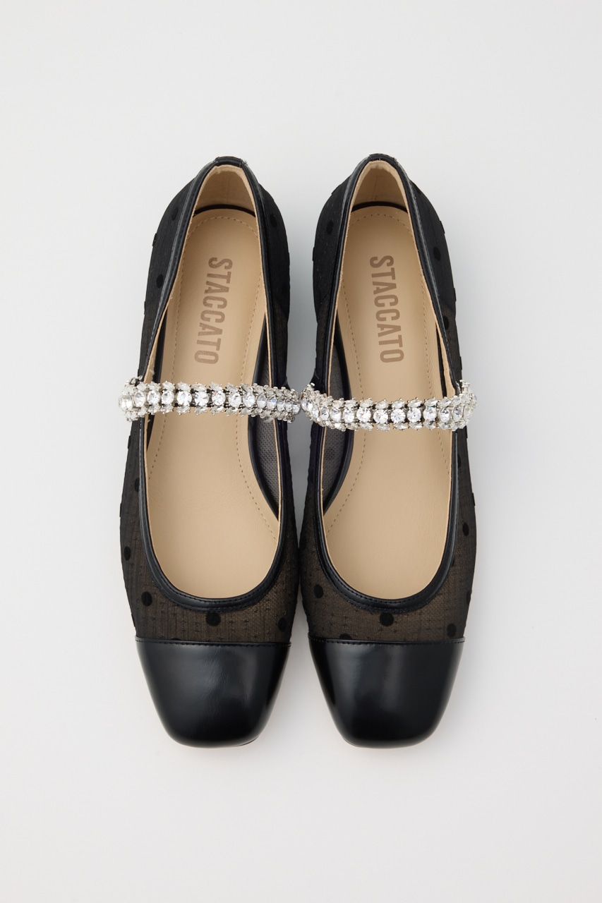 STACCATO | ドットヌーディーメリージェーンパンプス (スリッポン