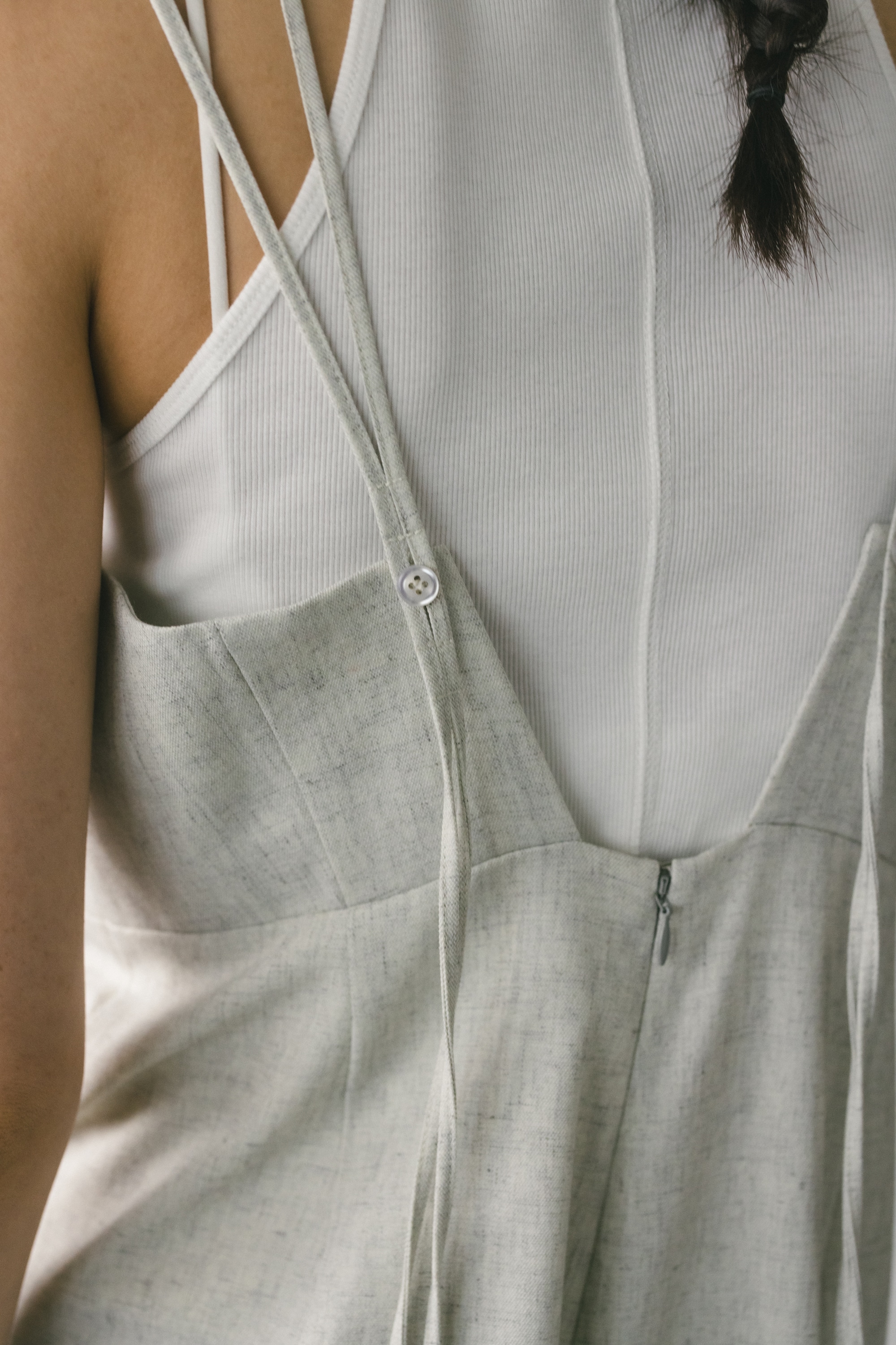 STYLEMIXER | カーブネックオールインワン (オールインワン ) |SHEL