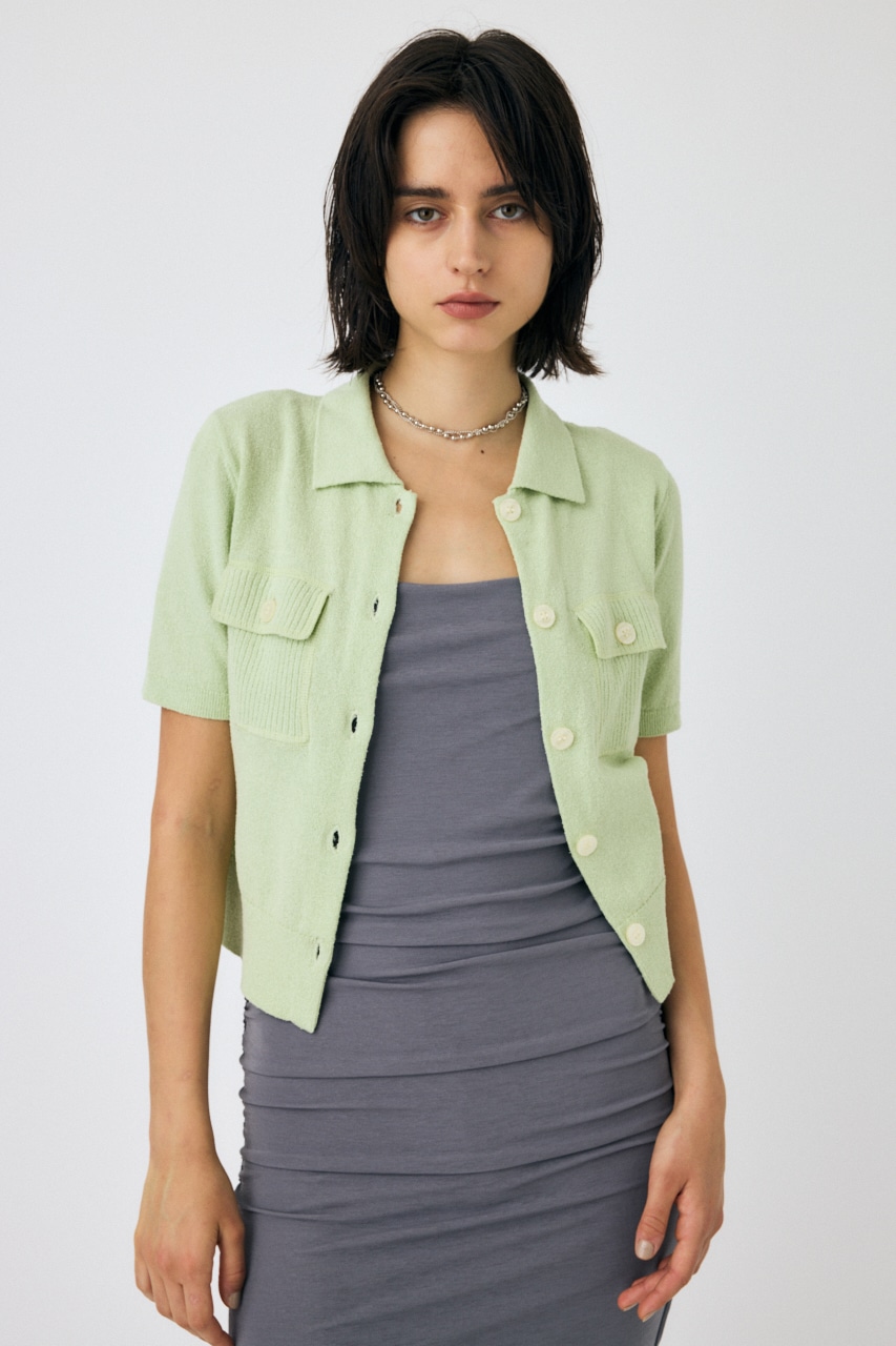 MOUSSY | OVERLOCK POCKET ニットシャツ (ニット ) |SHEL'TTER WEBSTORE