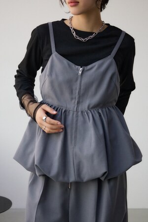 AZUL BY MOUSSY | フロントジップバルーンキャミ (キャミソール