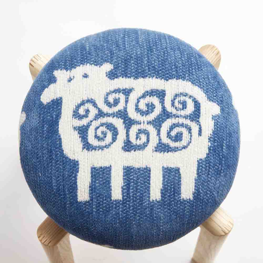 KLIPPAN/クリッパン スツール ヒツジ SSサイズ ブルー | サステナブル