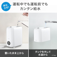 ティファール HD6080J0 加熱超音波式加湿器 スチーム アンド ミスト L