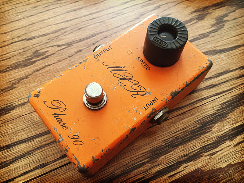 ビンテージMXR Phase90 1974年製 Script Logo BUD BOXをレビュー
