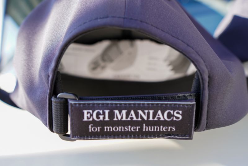 ☆送料無料☆EGI MANIACS 3D刺繍シームレス 撥水キャップ【拘りの